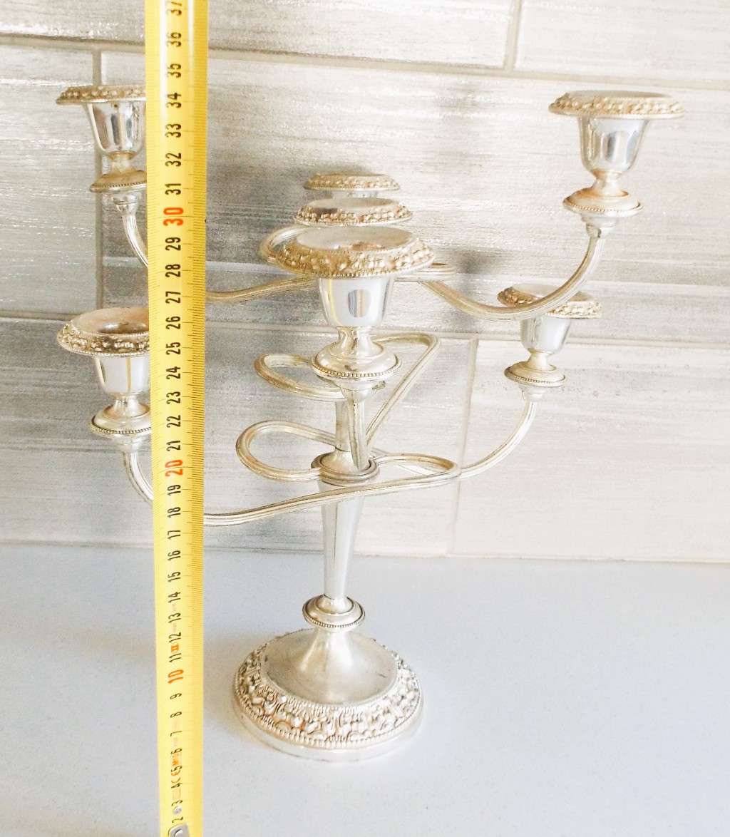Beautiful Vintage 7 candle  Candelabra