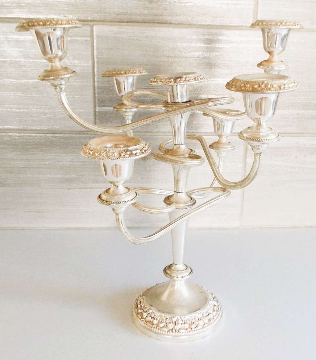 Beautiful Vintage 7 candle  Candelabra