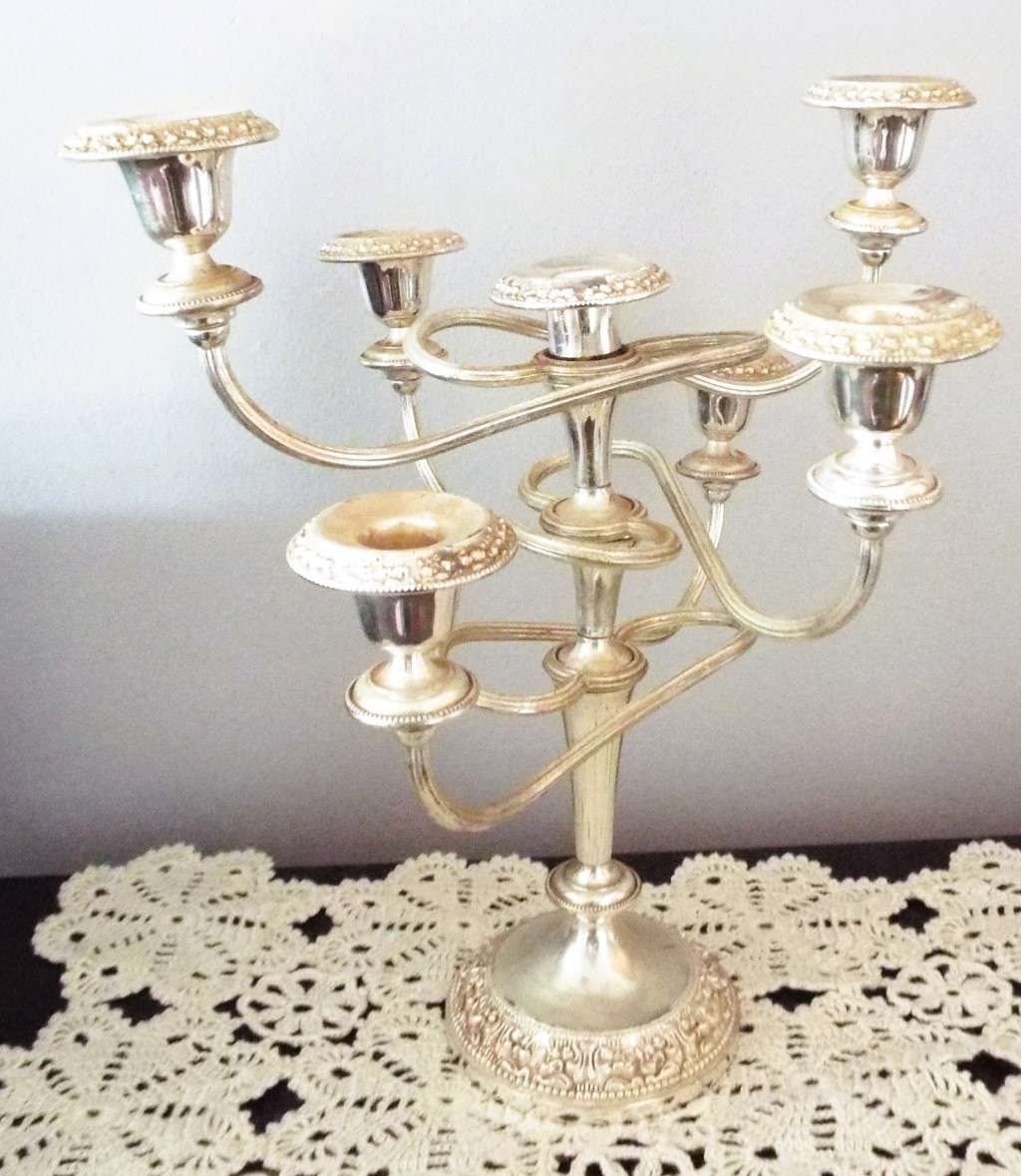 Beautiful Vintage 7 candle  Candelabra