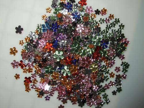 "Jewel" flowers and half centres