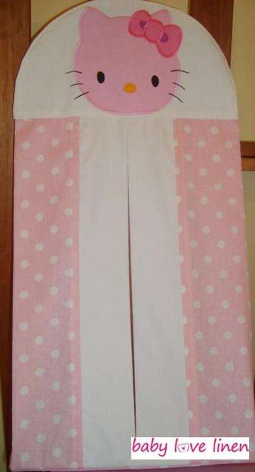 Appliqued "Hello Kitty" Nappy Stacker