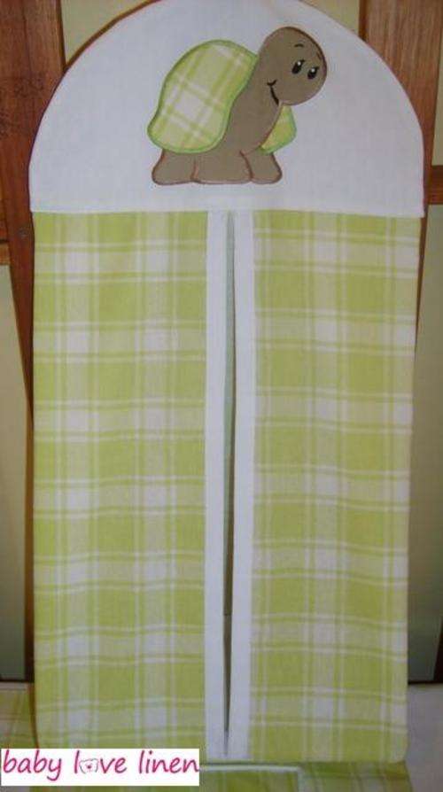 Appliqued Turtle Nappy Stacker