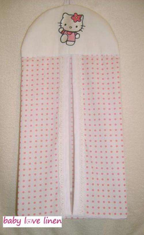 Embroidered "Hello Kitty" Nappy Stacker