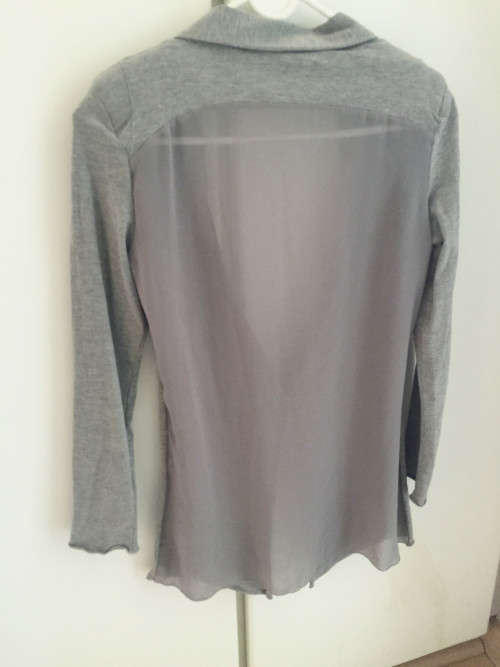 ZARA EASY MATCH CASUAL DRESS LIGHT GREY XS