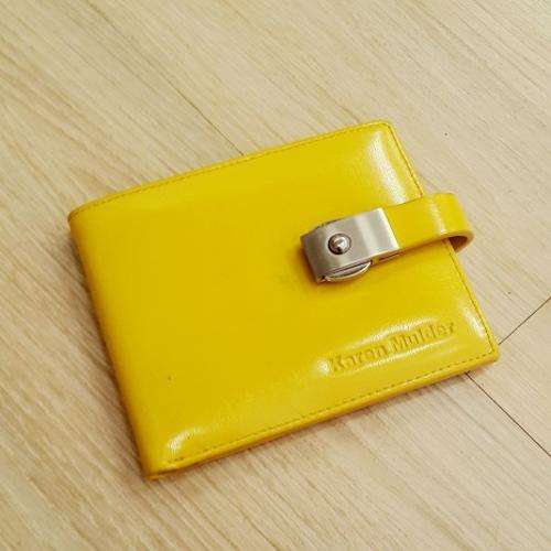 Fashion YELLOW LADY WALLET-leather