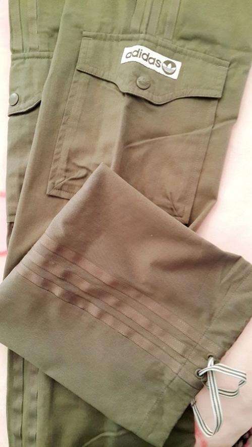 ADIDAS-FASHION SPORTS PANTS SIZE S