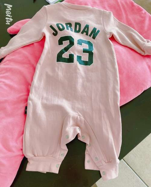 JORDAN 23 Pink jumpsuit for baby 73cm