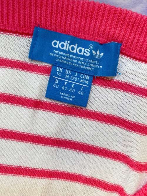 ADIDAS Pink strips knitwear