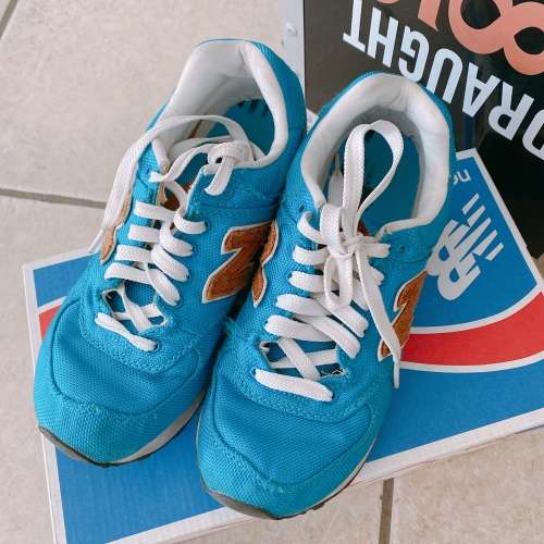 NEW BALANCE BLUE SPORTS SHOES 574 SERIES UK6