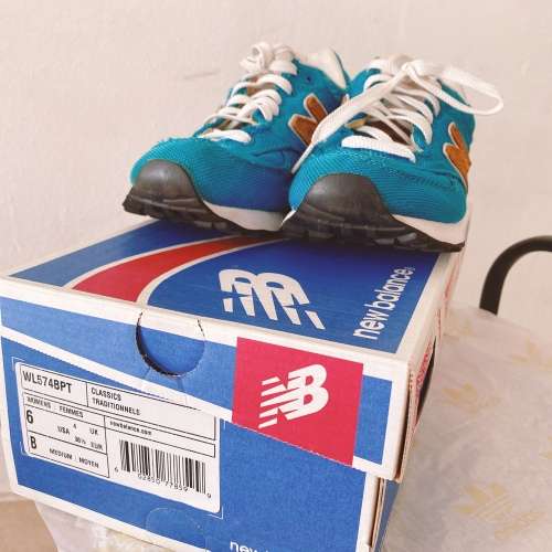 NEW BALANCE BLUE SPORTS SHOES 574 SERIES UK6