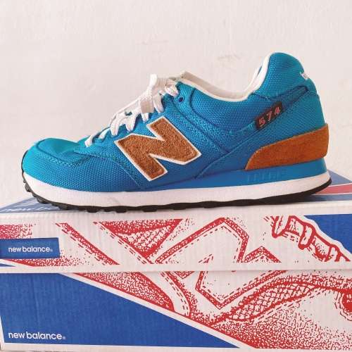 NEW BALANCE BLUE SPORTS SHOES 574 SERIES UK6