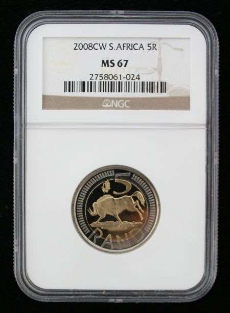 2008 NGC MS67 CW Mint Mark R5!!!! STARTING @ R100.