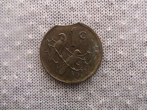 *** 1977 1c - Clipped Planchet Error ***