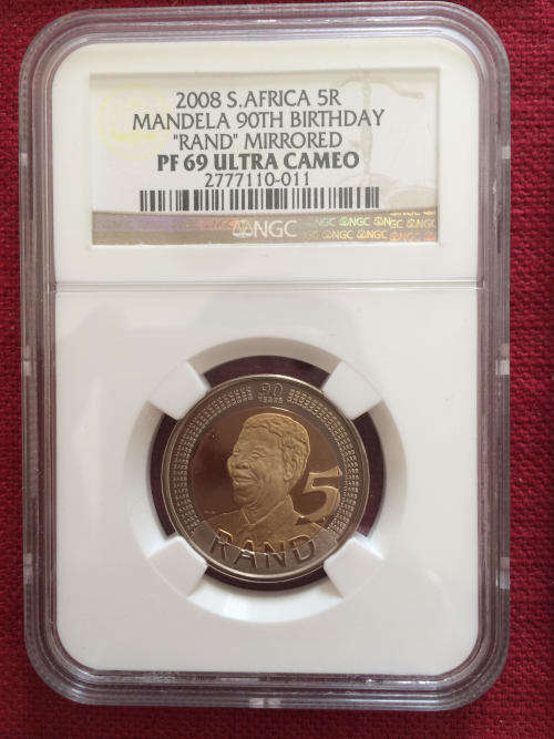 PF69 2008 Mandela 90th Birthday R5