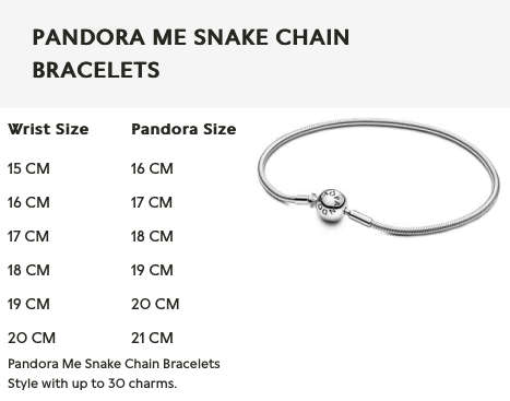 Pandora bracelet (snake chain)