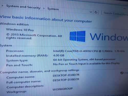 ASUS X554L_i3_4gig_1TB LAPTOP