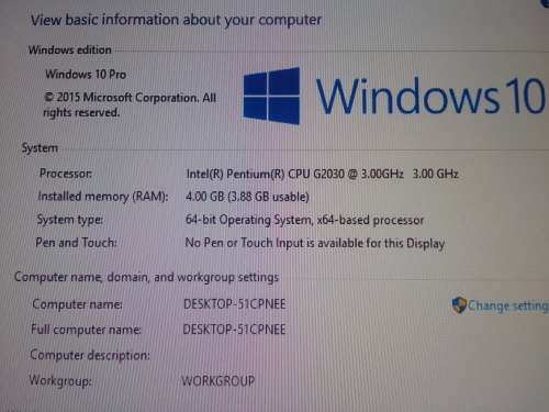 Asus Desktop PC & Desktop Monitor