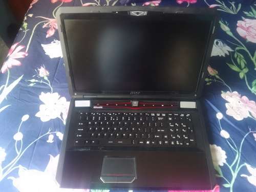 (INTEL i7 CPU/16 Gig RAM/3 GIG DDR5 GFX)Gaming MSI MS1761 Laptop - (See Last Photo)