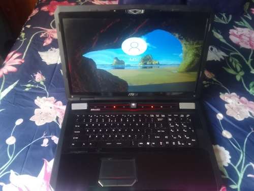 (INTEL i7 CPU/16 Gig RAM/3 GIG DDR5 GFX)Gaming MSI MS1761 Laptop - (See Last Photo)
