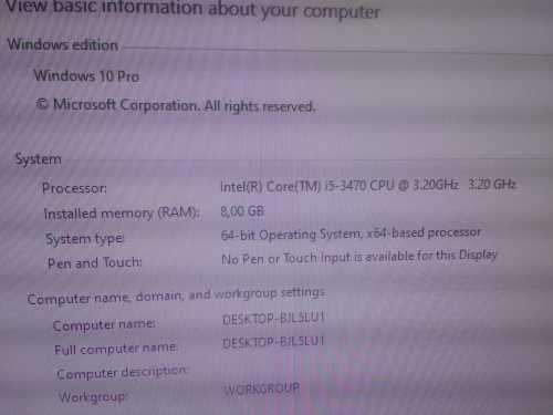 Core i5/8 Gig Ram/1 Gig DDR5 GFX/500 Gig HDD DESKTOP PC + MONITOR,SOUNDBAR,KEYBOARD,MOUSE, WIFI ADT