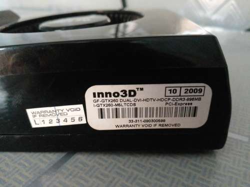 TESTED & WORKING - Nvidia GTX 260 Gaming Graphics Card