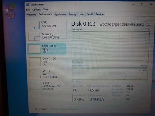 ASUS M515 AMD RYZEN 3 & DEDICATED AMD GFX, 8GB RAM 256GB SSD & 1TB HDD 15.6` FHD Notebook
