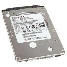 500GIG Toshiba 2.5` THIN laptop HDD - 100% health