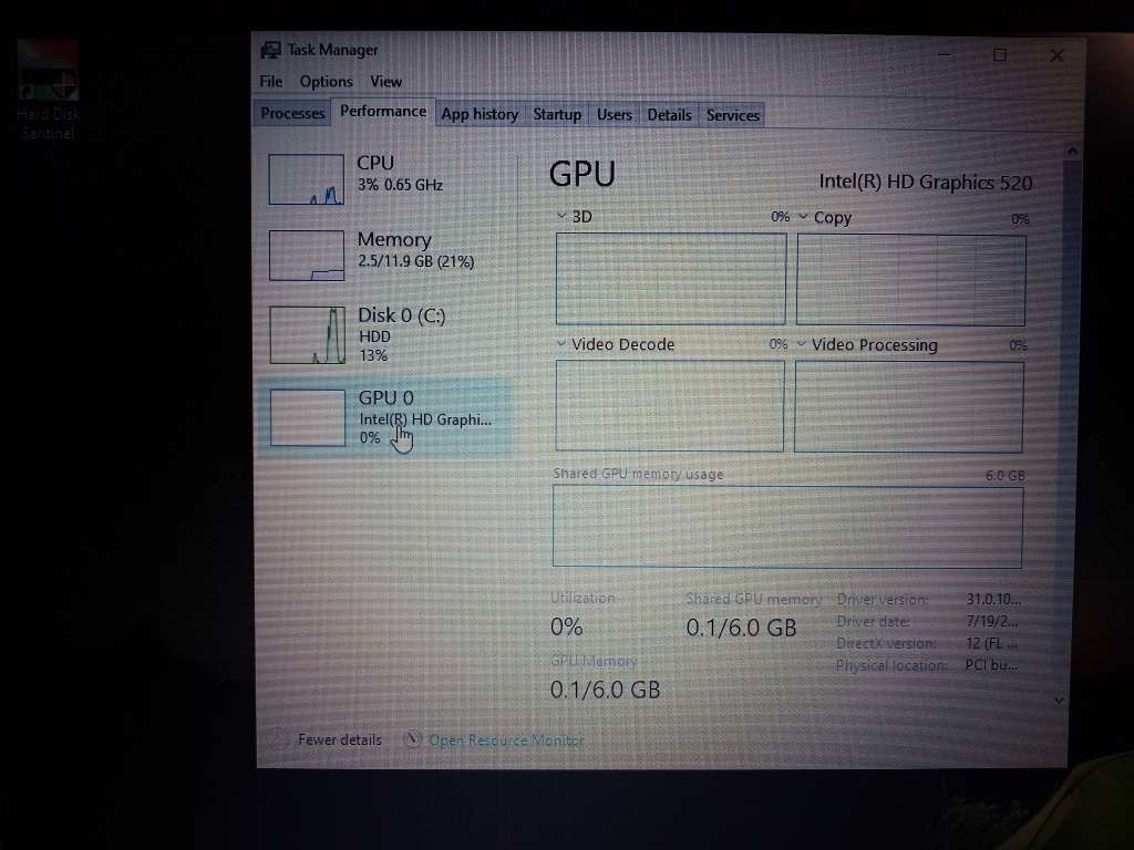 HP G250 G6 - Intel Core i3 6006U CPU/12 Gig DDR4 Ram/500 Gig HDD/Intel HD 520 GFX/BRAND NEW BATTERY!