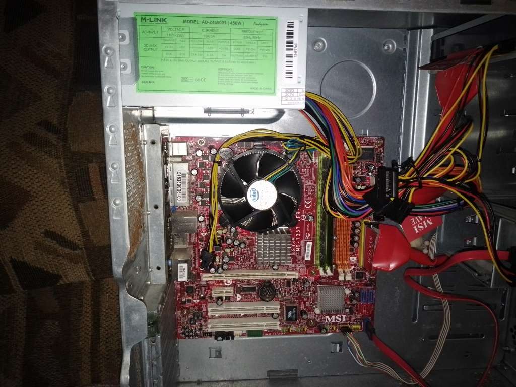 Desktop Computer (MSI) + Wireless Keyboard & Mouse