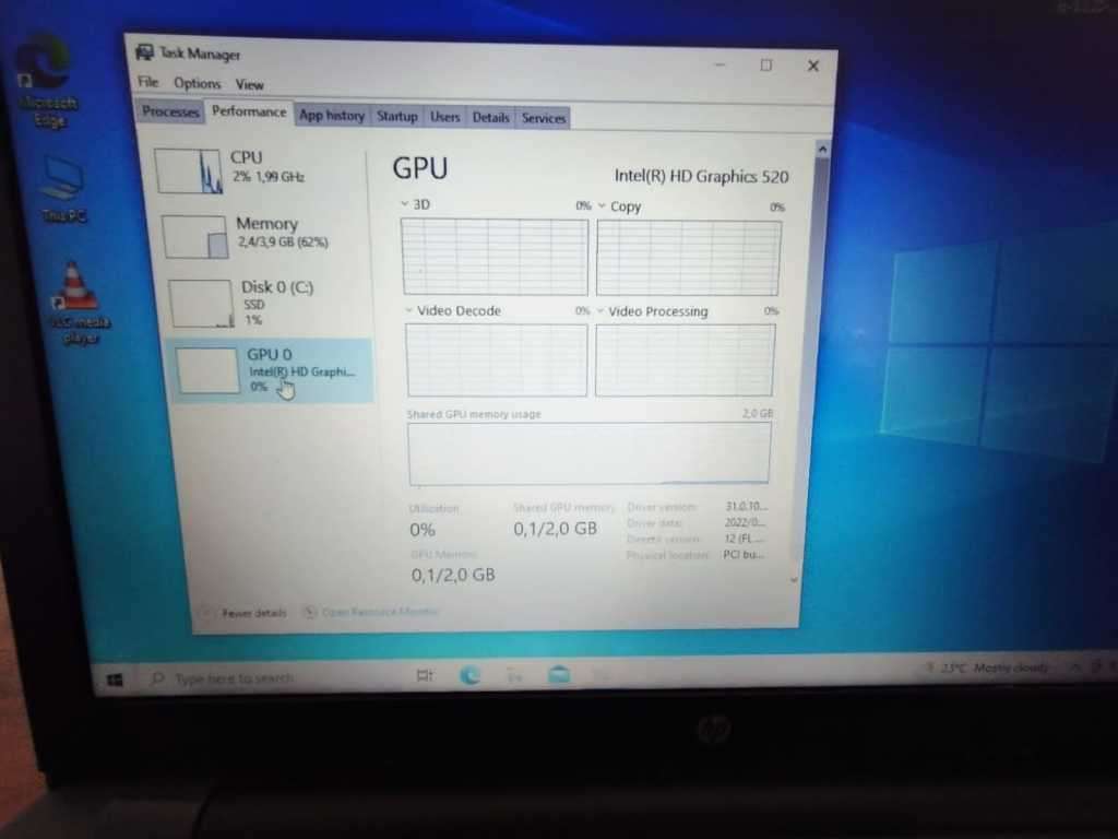 HP G250 G6 - 120 GIG SSD,4 GIG RAM, CORE i3 6006U CPU, INTEL 520 HD GFX -- BRAND NEW BATTERY