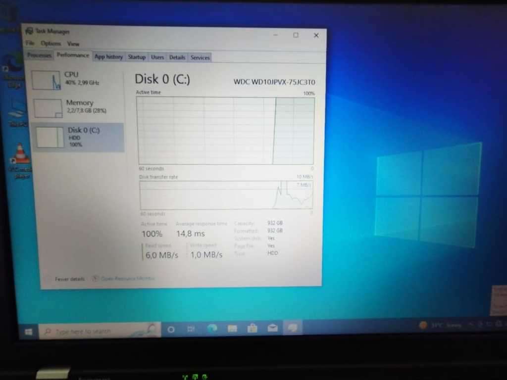 LENOVO T510 -- CORE i7 CPU, 8 GIG RAM,1TB HDD - BRAND NEW BATTERY INSTALLED.