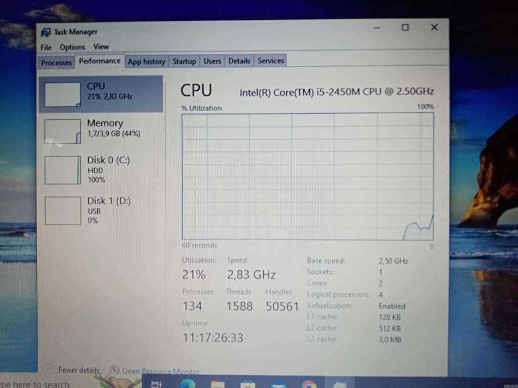 Dell Inspiron N5050 Core i5 CPU/ 4 Gig Ram/ 500 Gig HDD Laptop