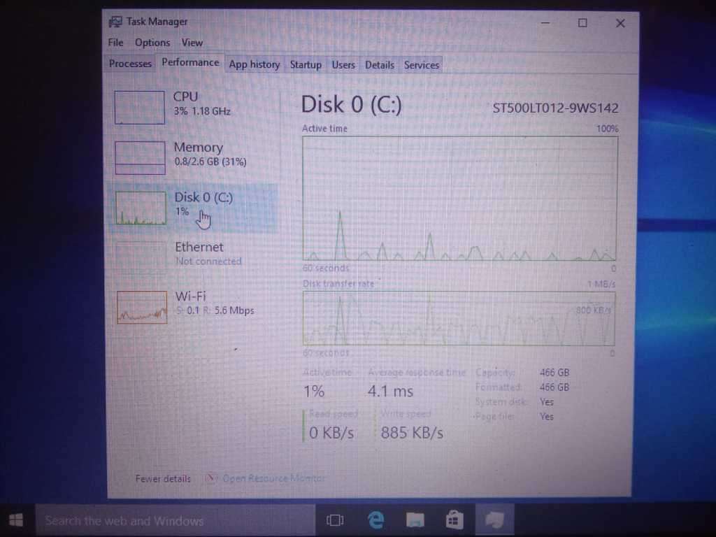 Acer E1-571 Core i3_4 Gig Ram_500 Gig Hdd_Intel HD GFX Laptop