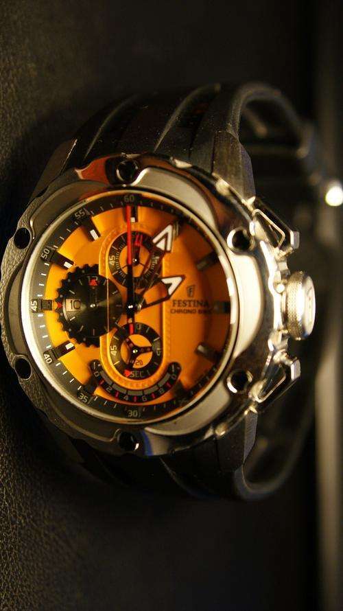 Festina Chrono Bike Stainless steel cas with rubber strap