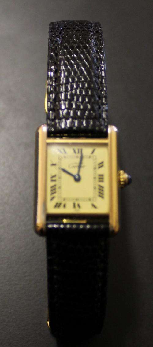 CARTIER TANK GOLD LADIES