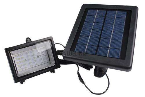 40 Led Outdoor Garden Solar Floodlight -Turns on at dusk and of at Dawn Cheap Shipping!!!