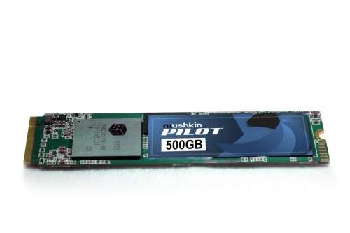 Mushkin MKNSSDPL500GB-D8 Pilot 500GB 3D TLC NVMe M.2 2280 PCIe 3.0 x4 Solid State Drive