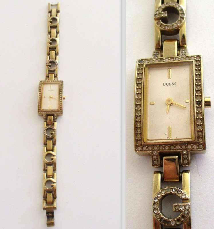 A LOT OF SIX WATCHES --FOSSIL,SEIKO,GUESS ETC.--SOLD AS NOT WORKING--ONE IS WORKING