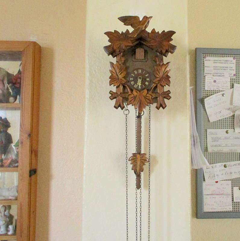 A SMALL CUCKOO CLOCK ----MADE IN GERMANY