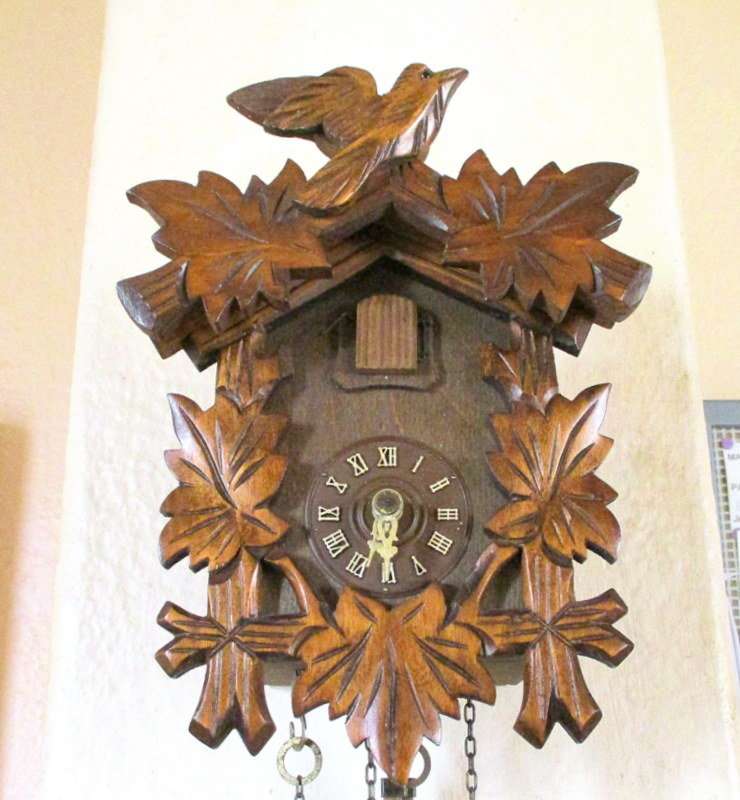 A SMALL CUCKOO CLOCK ----MADE IN GERMANY