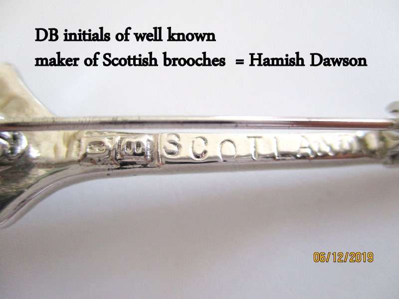 A SCOTTISH BROOCH BY WELL KNOWN MAKER DAWSON-Check your load shedding times