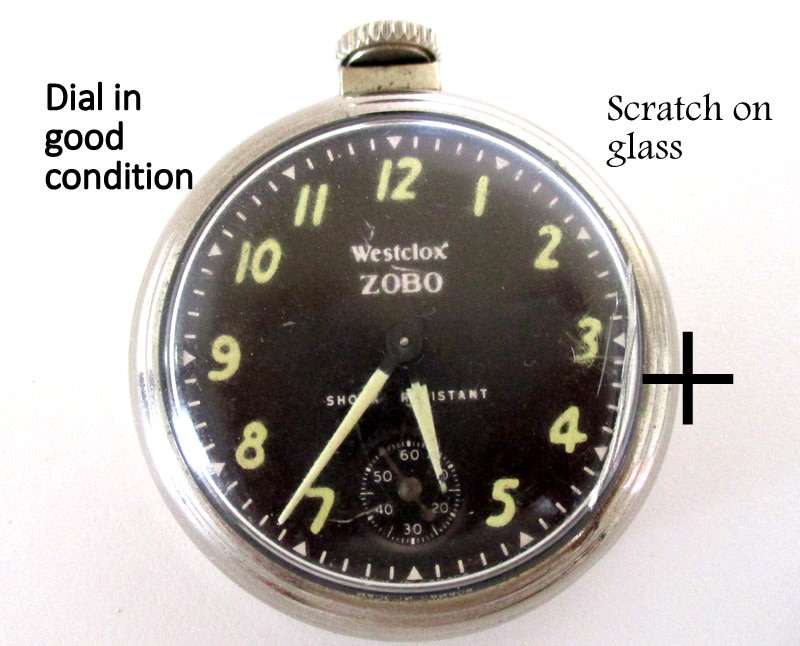 A WESTCLOX ZOBO POCKET WATCH---TICKING AWAY
