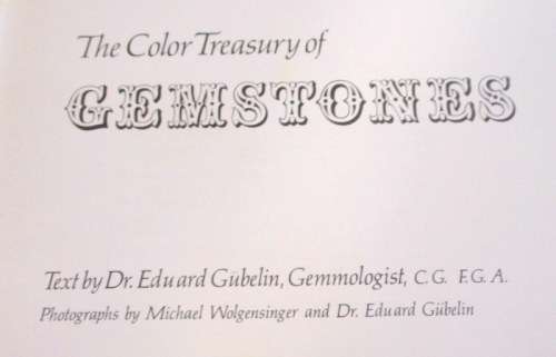 A BOOK ON GEMSTONES