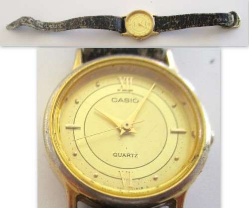 A POCKET WATCH AND SIX OTHER WATCHES--NOT WORKING,QUARTZ NOT TESTED