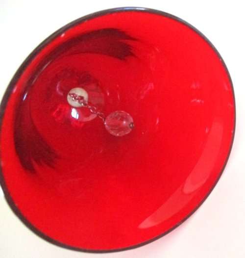 3 RED GLASS ITEMS---PLEASE READ