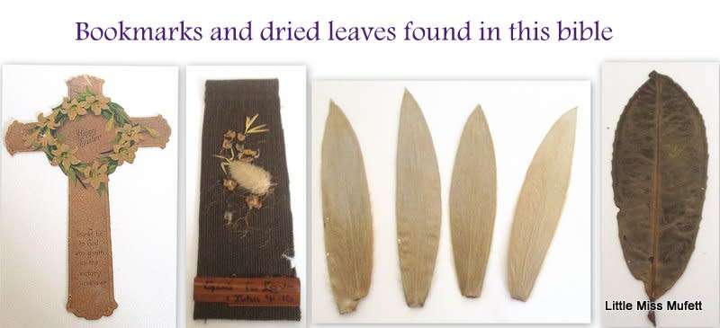 A LARGE FAMILY BIBLE DATED 1856 WITH FAMILY HISTORY