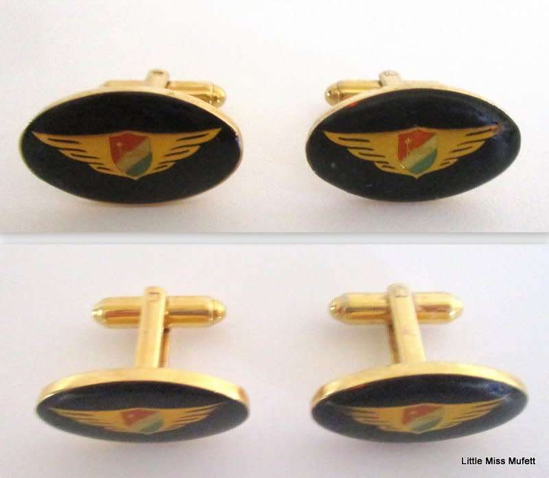 7 PAIRS OF CUFFLINKS,STUDS AND SOME EMPTY BOXES FOR CUFFLINKS