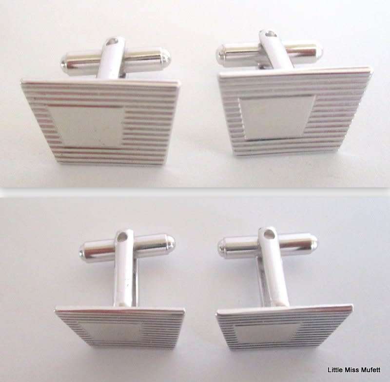 7 PAIRS OF CUFFLINKS,STUDS AND SOME EMPTY BOXES FOR CUFFLINKS