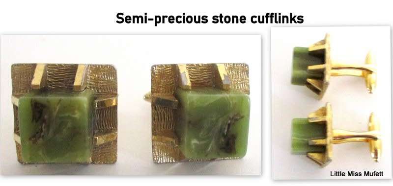 7 PAIRS OF CUFFLINKS,STUDS AND SOME EMPTY BOXES FOR CUFFLINKS