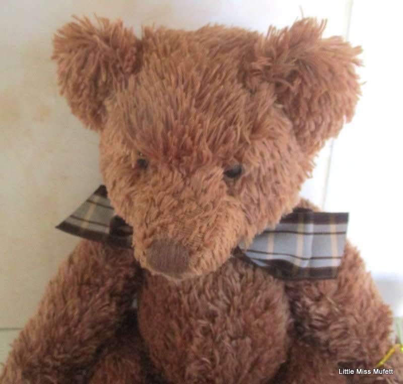 A RUSS TEDDY BEAR NAMED PEONY MADE FOR THE 100TH ANNIVERSARY OF THE FIRST TEDDY BEAR